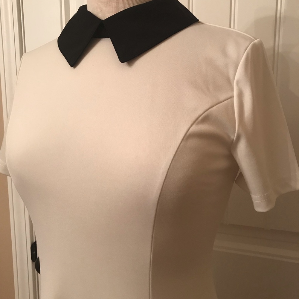 Allegra K white skater dress
